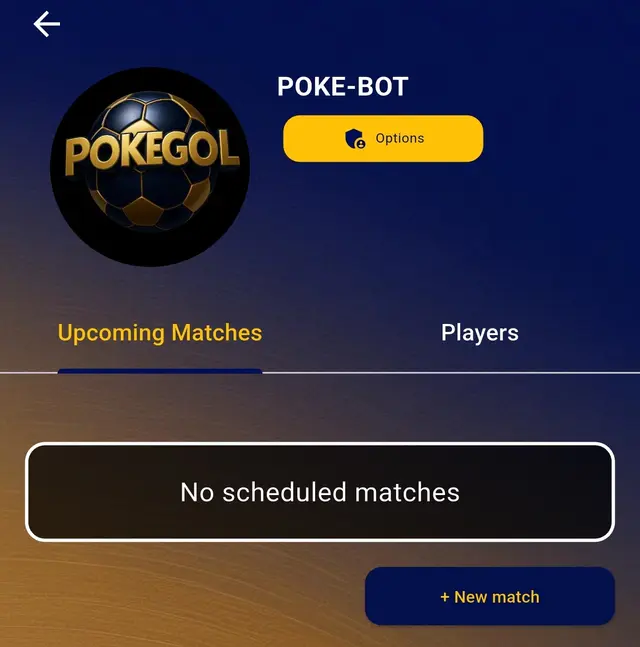 PokeGol group screen